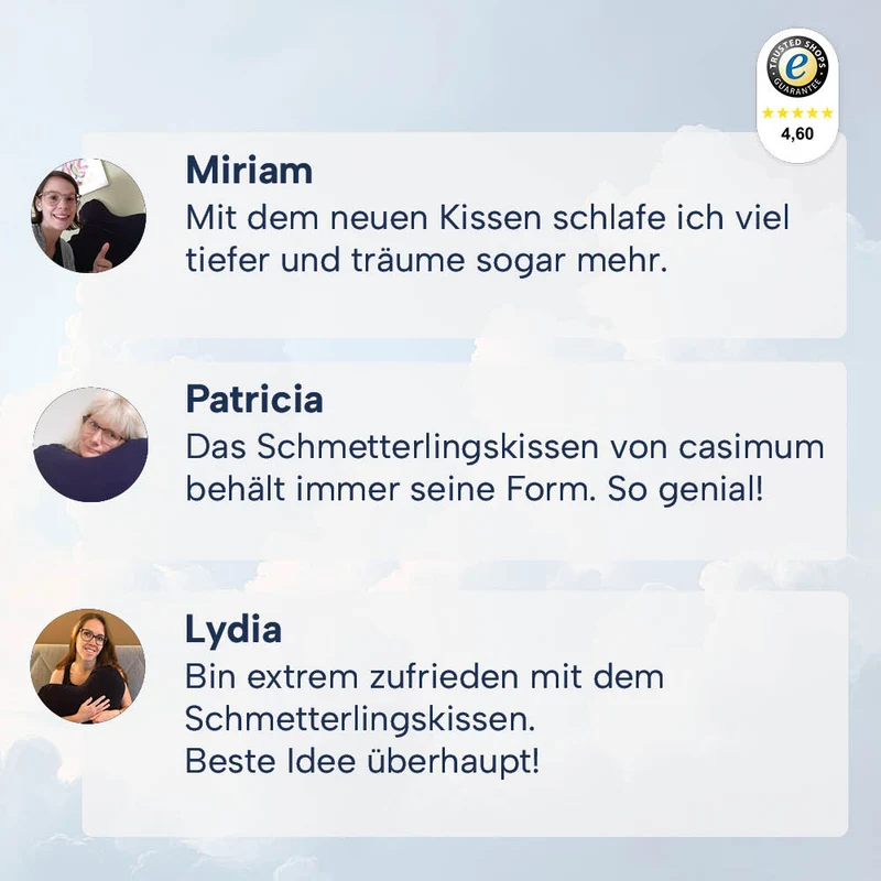 Schmetterlingskissen »BUTTERFLY«, Memory Foam