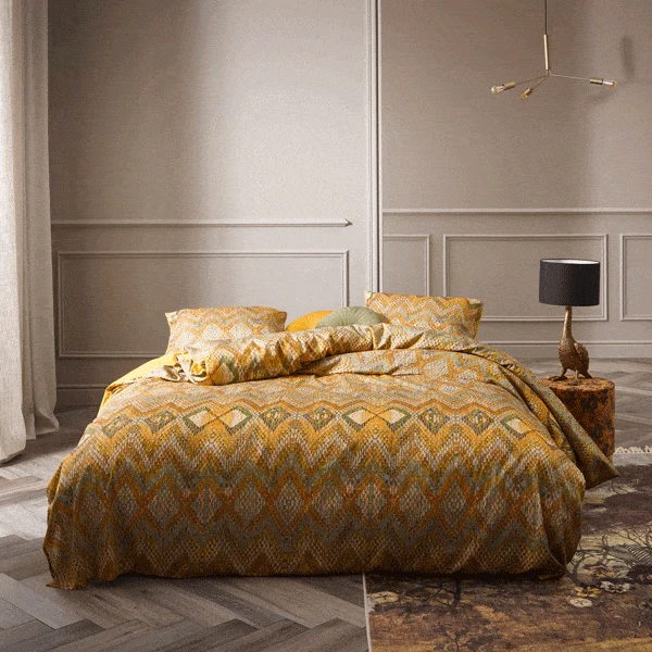 Bettwäsche Fabienne mustard von Essenza