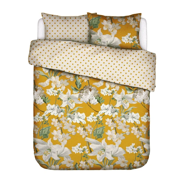 Bettwäsche Rosalee mustard von Essenza