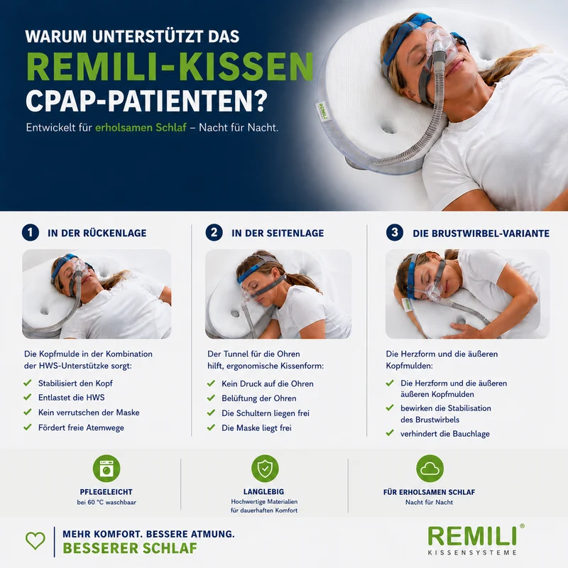 REMILI Nackenstützkissen Vario – Medium