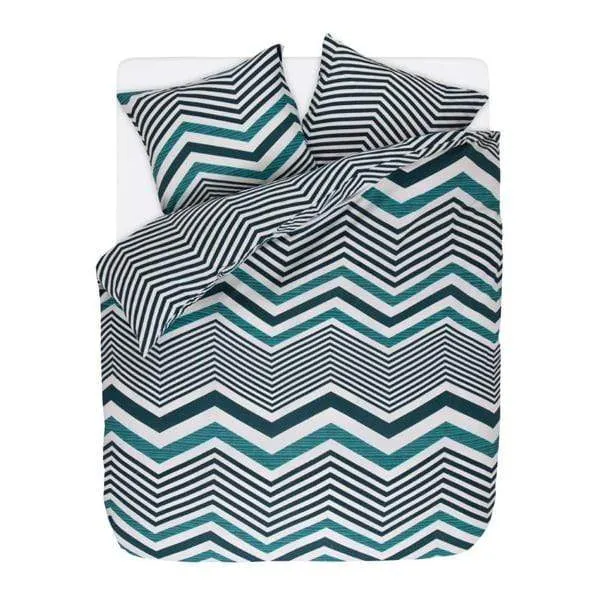 Bettwäsche Ziggy Zag aqua von Esprit