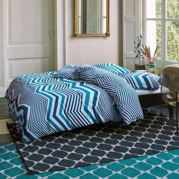 Bettwäsche Ziggy Zag aqua von Esprit