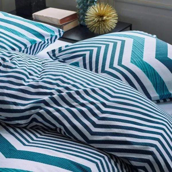 Bettwäsche Ziggy Zag aqua von Esprit