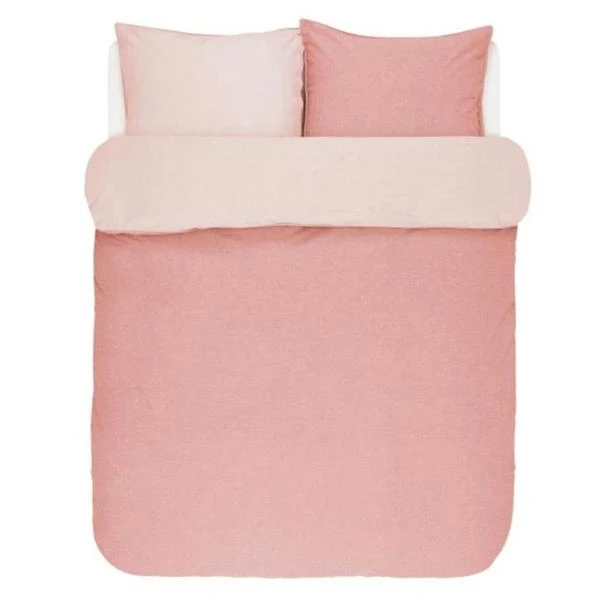 Bettwäsche Washed Chambray coral pink von Marc O'Polo