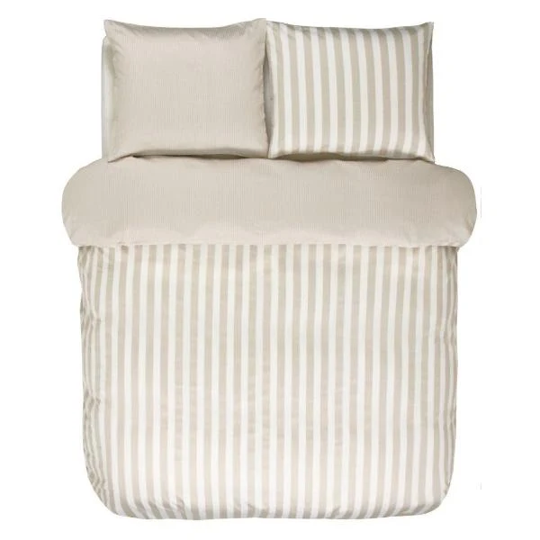Bettwäsche Classic Stripe oatmeal von Marc O'Polo