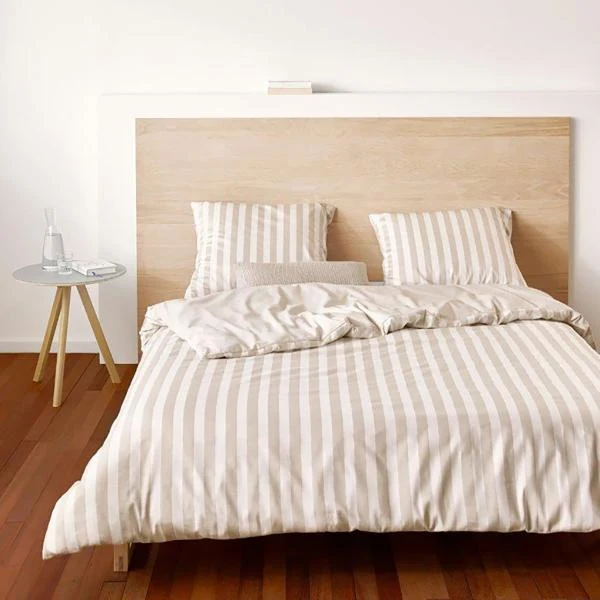 Bettwäsche Classic Stripe oatmeal von Marc O'Polo