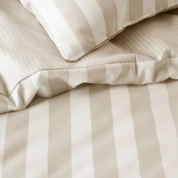 Bettwäsche Classic Stripe oatmeal von Marc O'Polo
