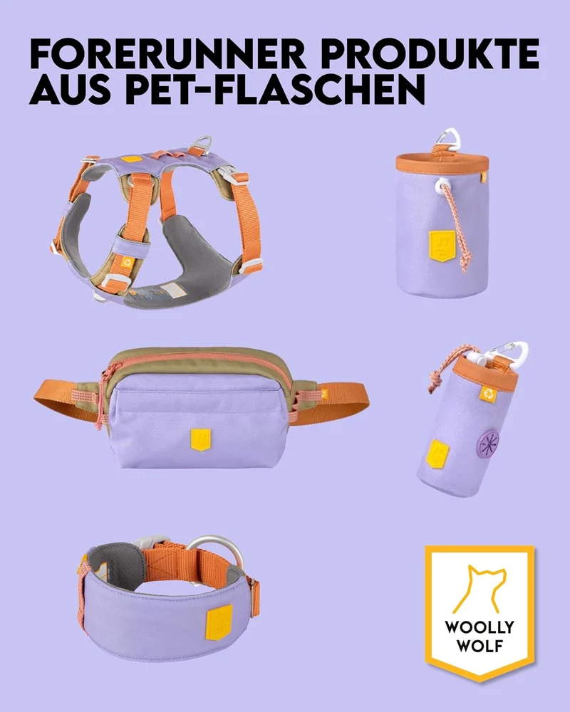 Woolly Wolf Northern Lights Hundegeschirr für kleine Hunde & Welpen XXS – Geschirr mit 5-Punkt-Anpas