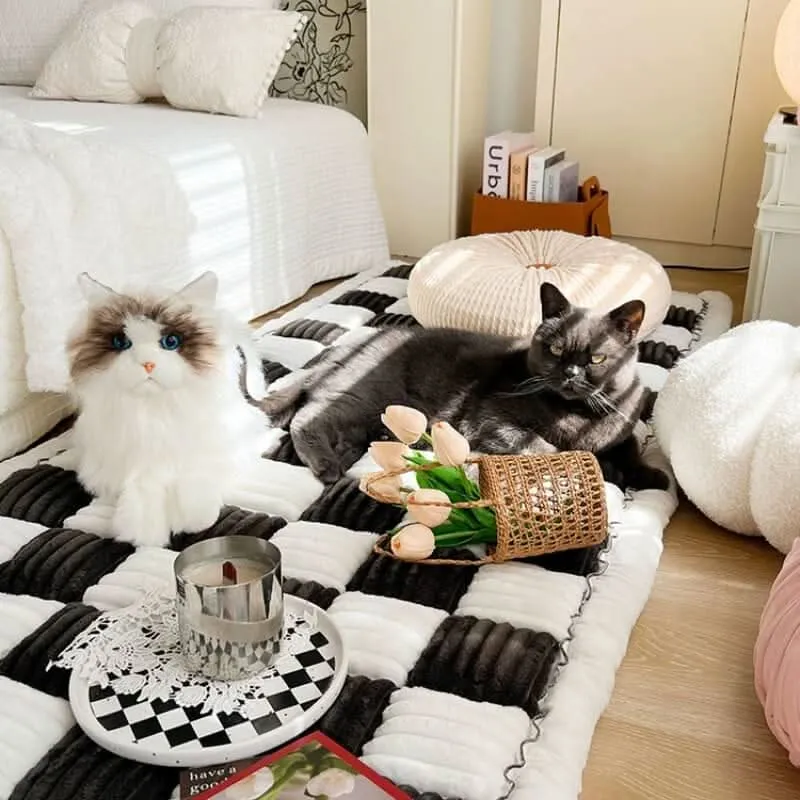 COZYCOVER – Kuschelige Haustierdecke aus Chenille mit Möbelschutz-Funktion