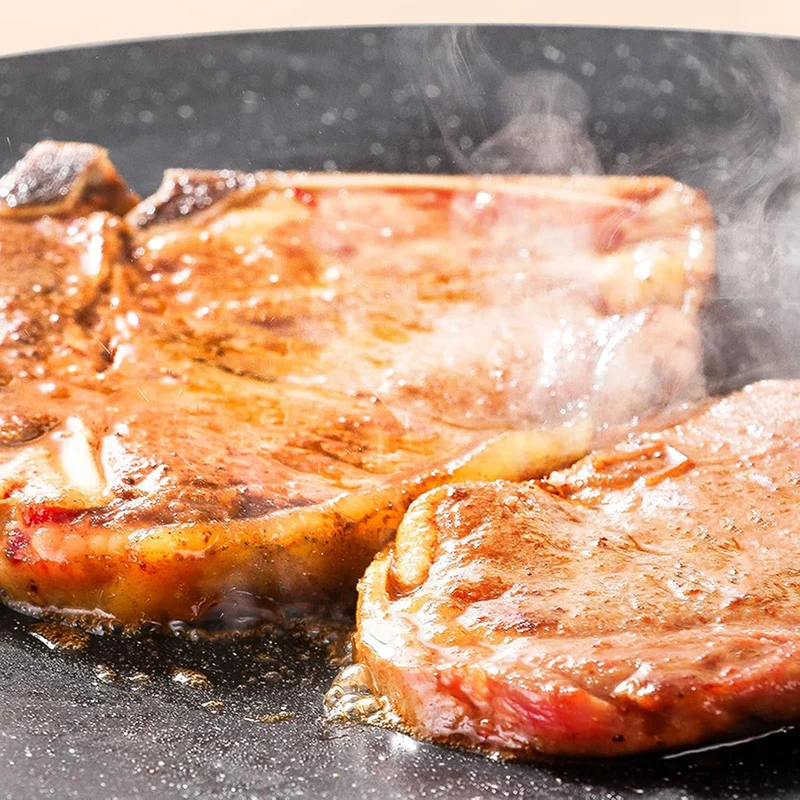 Fdit Runde BBQ-Grillplatte, Koreanische BBQ-Grillpfanne für Herdplatte, Kreisförmige Bratpfanne, Kor