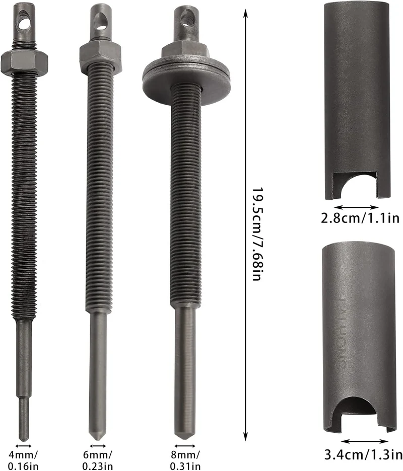 9-30mm Motorrad Lager Abzieher Set Innenlager Rad Entferner Reparatur Werkzeug Set, Radlager Motorra