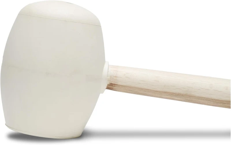 Weisser Gummihammer runder Tipp 500 g Rubi - 66906