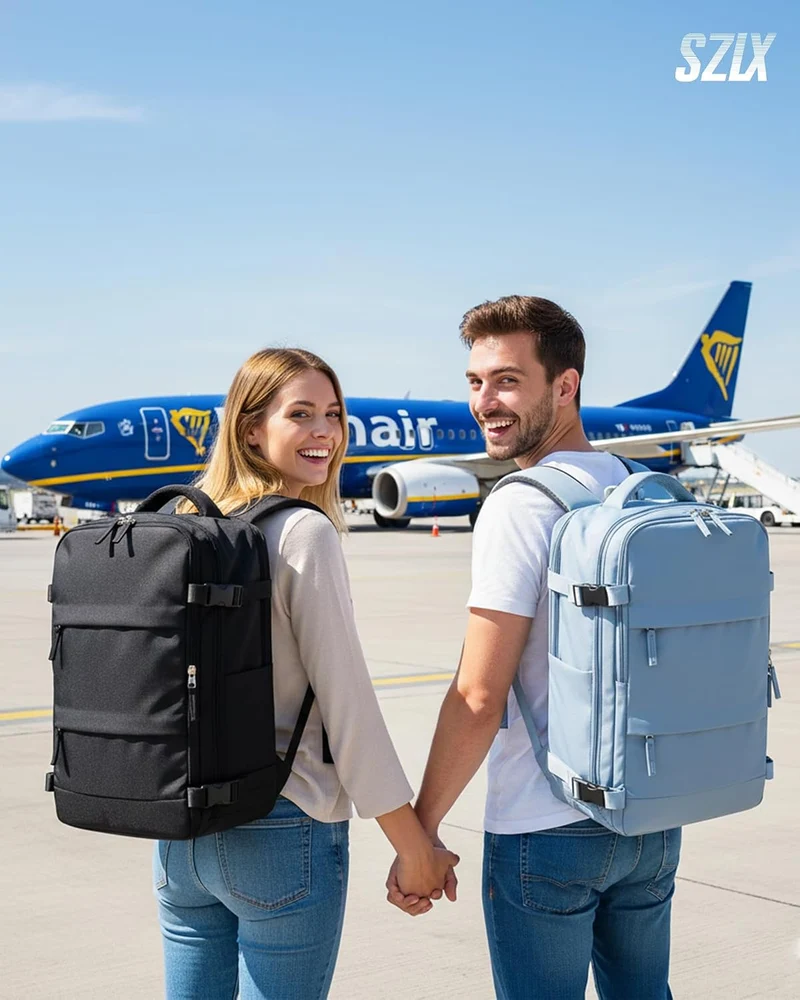SZLX Vakuum Rucksack 40x30x20 Wizz air Handgepäck Rucksack 40x30x20 für Ryanair Vakuum Reiserucksack