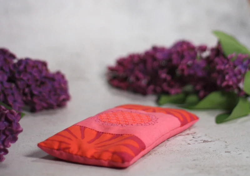 Yoga Augenkissen UNIKAT mit Amethyst (AK4)