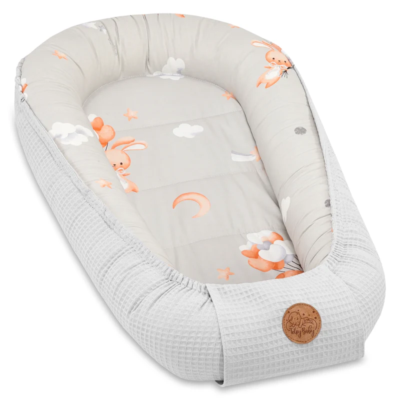 Babynest Neugeborene 90x50 cm - Handmade Kokon zweiseitig