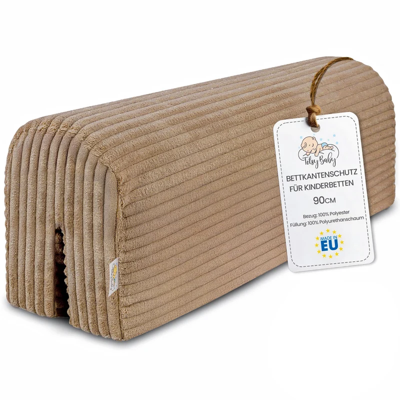Bettkantenschutz für Kinderbetten - Schutz für Bettrahmen Rausfallschutz für Boxspringbett Bettgitter mit Bezug Kantenschutz Kinder Babybett