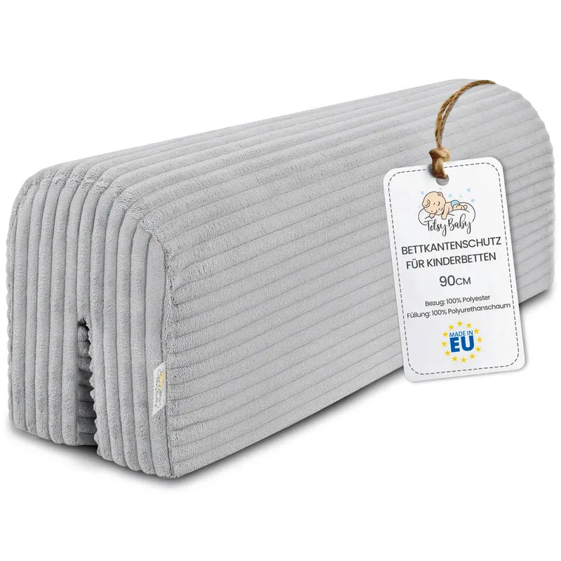 Bettkantenschutz für Kinderbetten - Schutz für Bettrahmen Rausfallschutz für Boxspringbett Bettgitter mit Bezug Kantenschutz Kinder Babybett