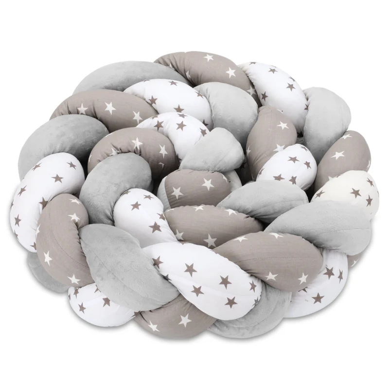 Deko Kuschelkissen Kinder - Dekokissen Kinderzimmer Flauschig Zierkissen Geflochten
