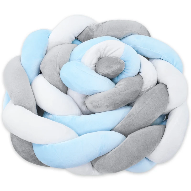 Deko Kuschelkissen Kinder - Dekokissen Kinderzimmer Flauschig Zierkissen Geflochten