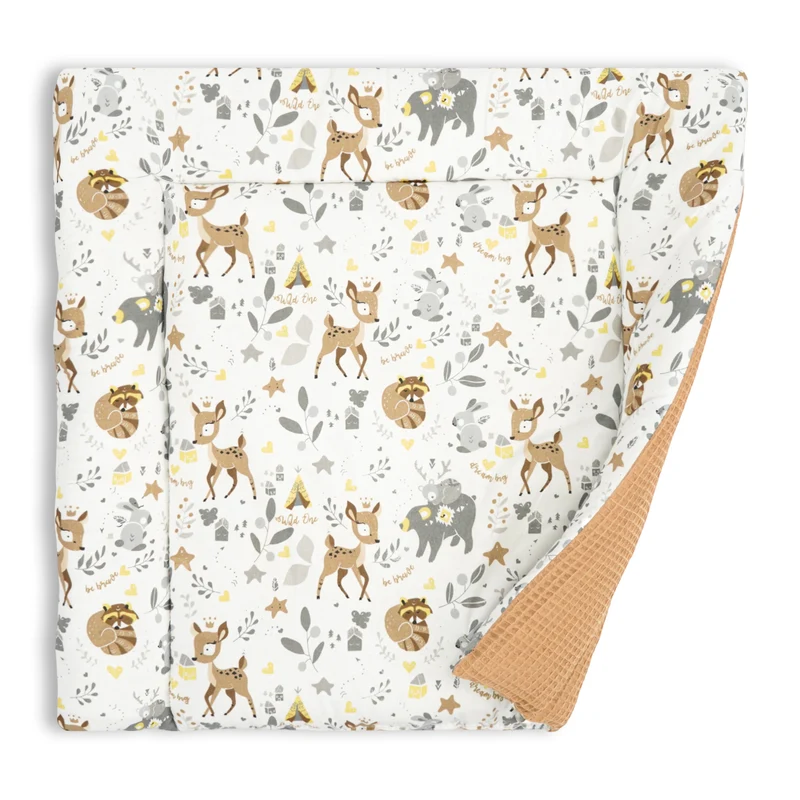 Wickelauflage Wickelunterlage 75x72 cm - Weich und waschbar Wickelunterlage für Babys Wickelmatte für Wickeltisch Wickelkommode oder Waschmaschine