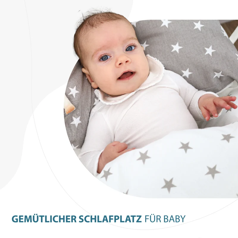 Kinder bettwäsche für Babybetten mit Kissenbezug