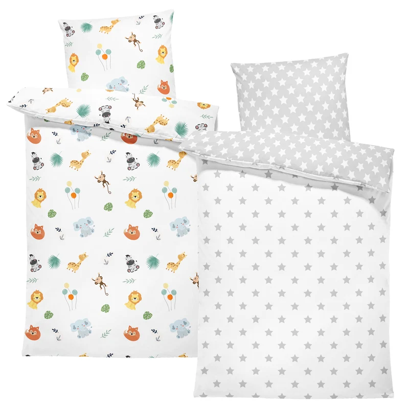 Kinder bettwäsche für Babybetten mit Kissenbezug