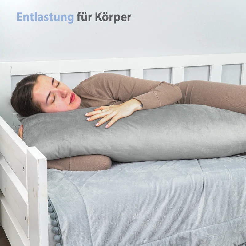 Seitenschläferkissen 145x40 cm - Komfort-Schlafkissen Body Pillow