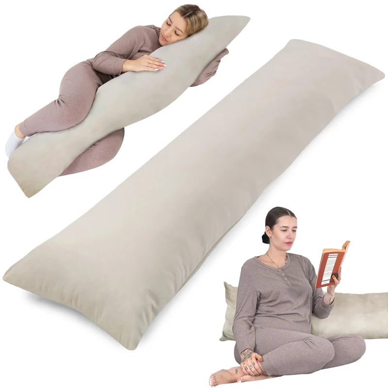 Seitenschläferkissen 145x40 cm - Komfort-Schlafkissen Body Pillow