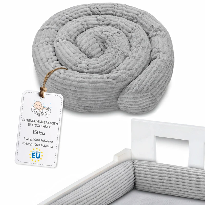 Bettschlange Seitenschläferkissen Body Pillow - Kopfkissen lang Bettrolle Schlafkissen Nackenrolle