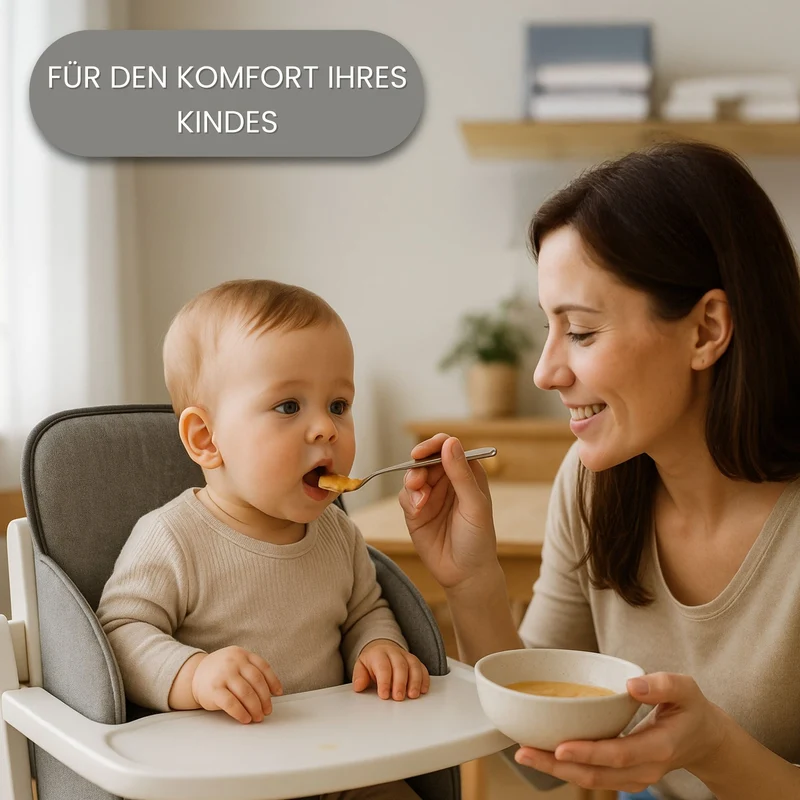 Sitzverkleinerer für Hochstuhl Baby Sitzkissen Stuhl 35x30x17 cm- Kinder Sitzauflage für Hauck und Stokke Kinderhochstuhl High Chair Cover für Kinderstuhl Babystuhl und Hochstühle