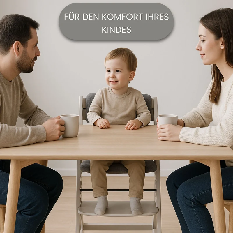 Sitzverkleinerer für Hochstuhl Baby Sitzkissen Stuhl - Kinder Sitzauflage für Hauck und Stokke Kinderhochstuhl High Chair Cover für Treppenhochstuhl und Babystuhl
