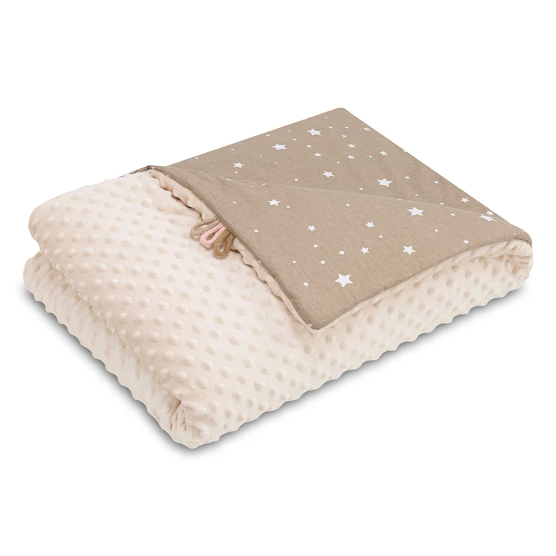 Babydecke Kuscheldecke Baby Kinderwagen Decke Kinderdecke - Blanket mit Kissen Babydecken Kinderwagendecke und Erstausstattung für Neugeborene und Kinder