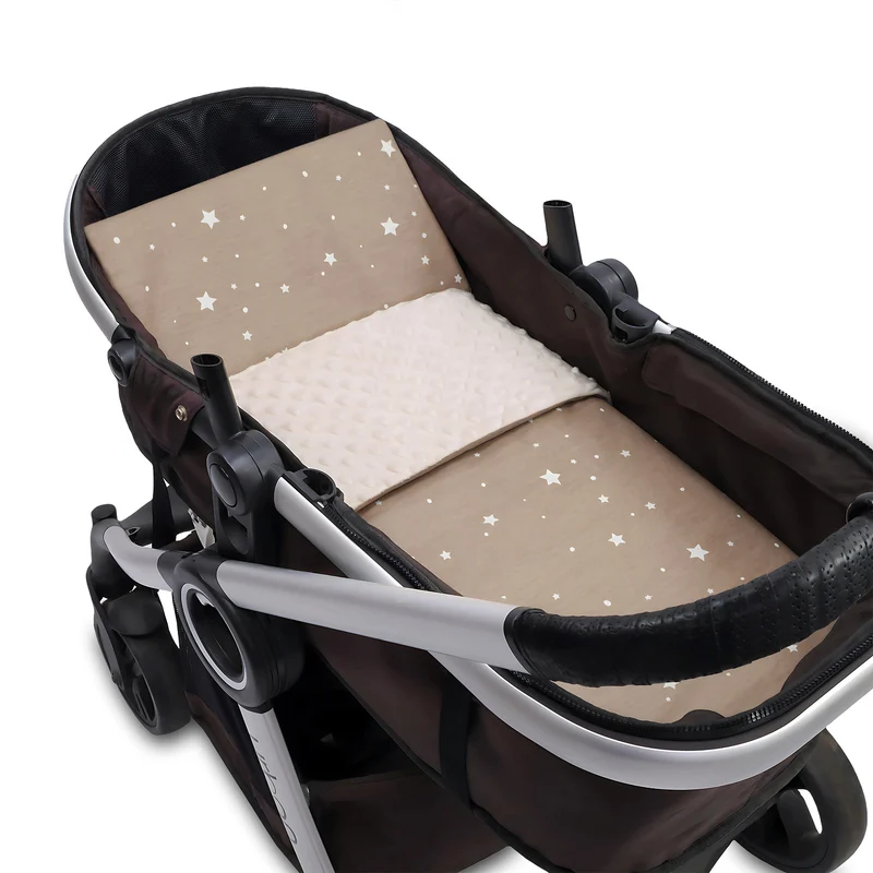 Babydecke Kuscheldecke Baby Kinderwagen Decke Kinderdecke - Blanket mit Kissen Babydecken Kinderwagendecke und Erstausstattung für Neugeborene und Kinder