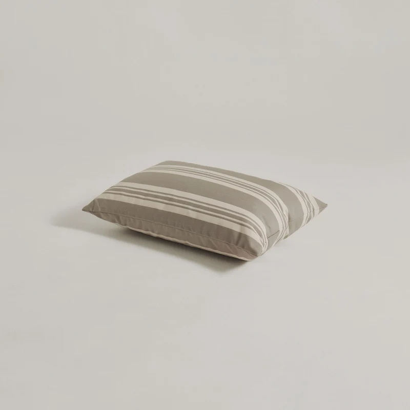 Outdoor-Kissen 40x60 - Grau gestreift