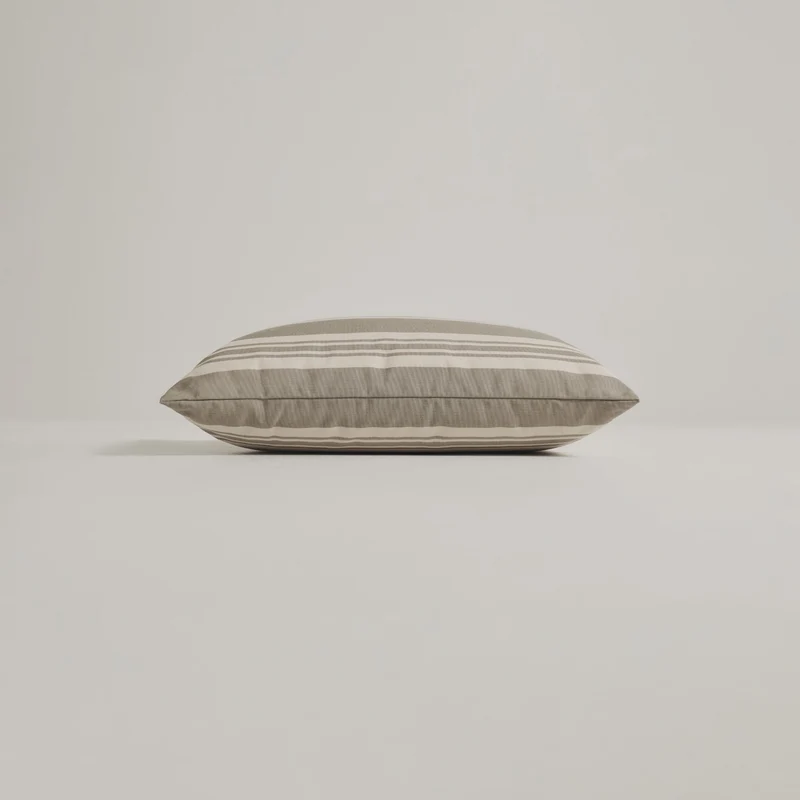 Outdoor-Kissen 40x60 - Grau gestreift