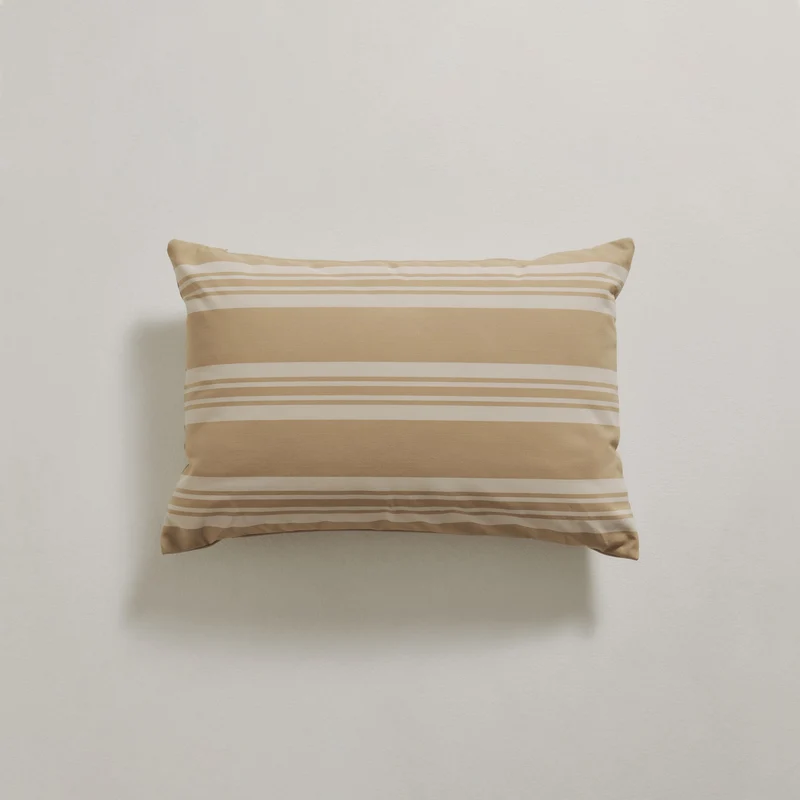 Outdoor-Kissen 40x60 - Beige gestreift