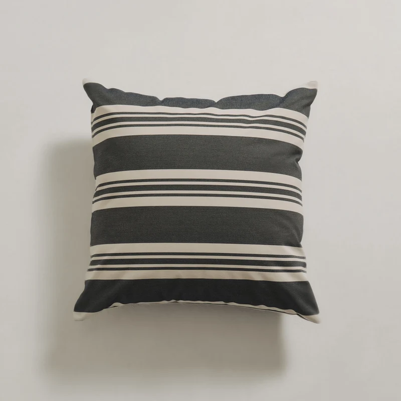 Outdoor-Kissen 50x50 - Navy gestreift