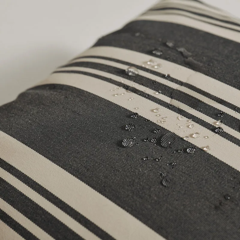 Outdoor-Kissen 50x50 - Navy gestreift
