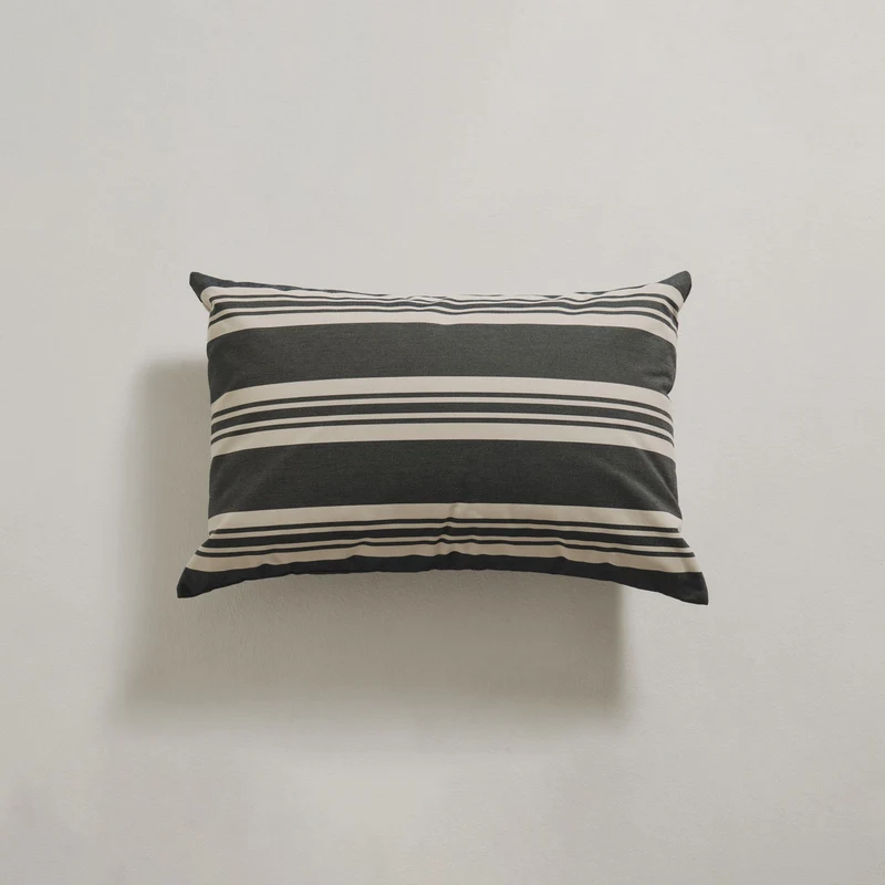 Outdoor-Kissen 40x60 - Navy gestreift