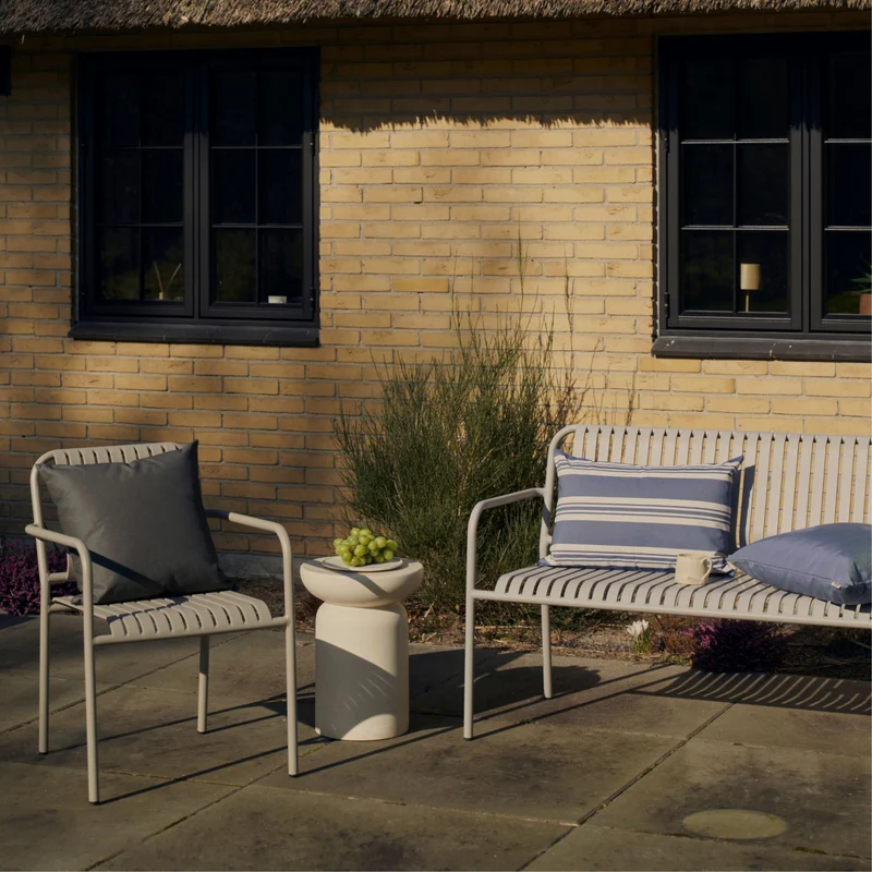 Outdoor-Kissen 50x50 - Anthrazitgrau
