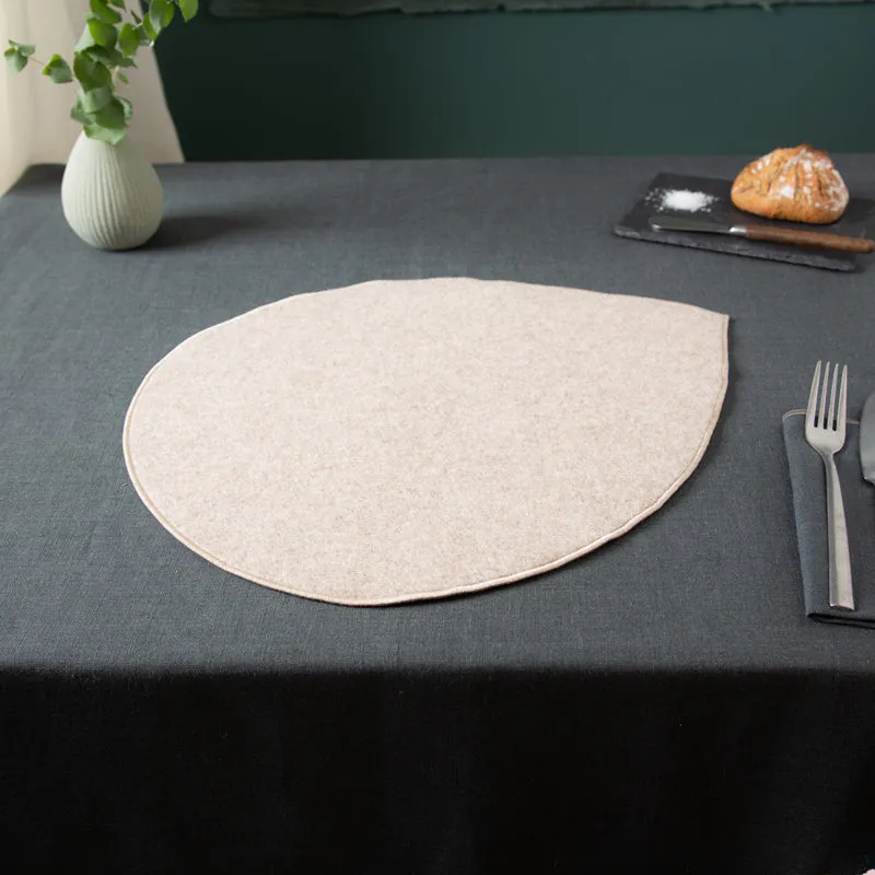 Tischset aus Loden
