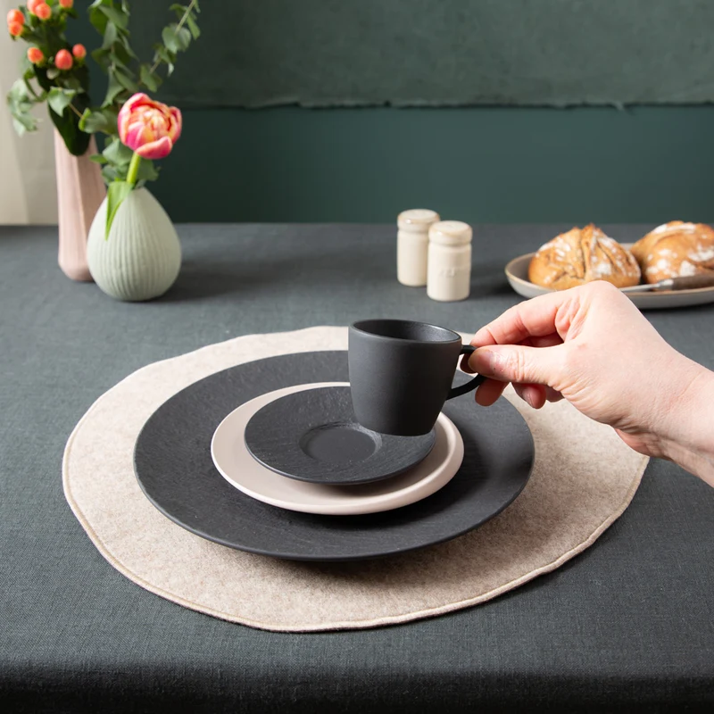 Tischset aus Loden