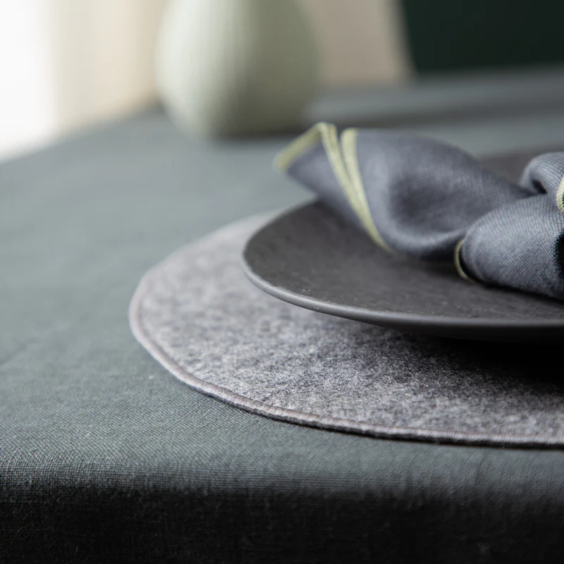 Tischset aus Loden