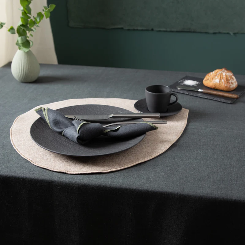 Tischset aus Loden