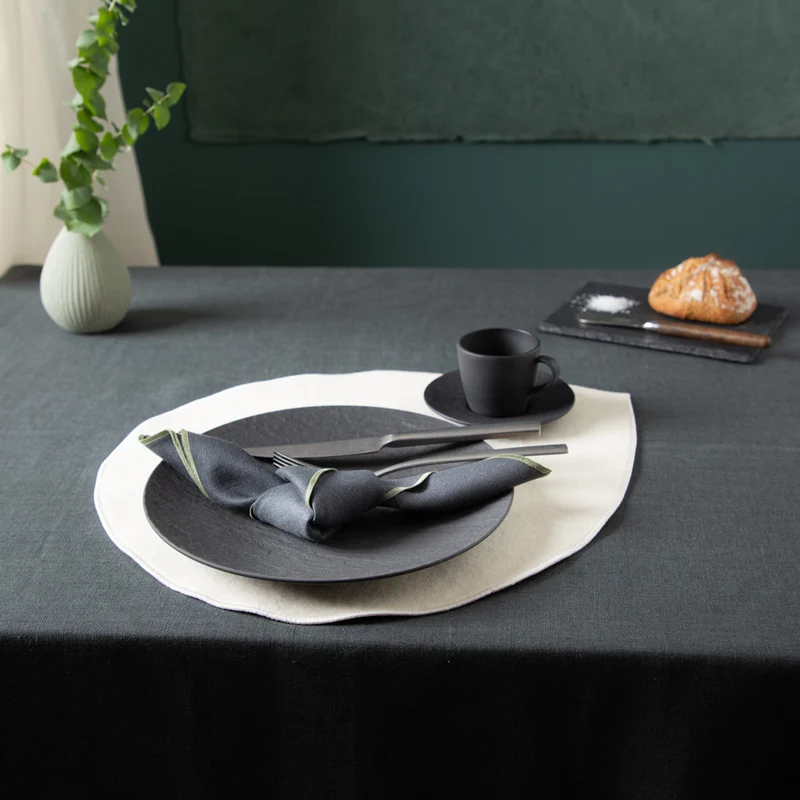 Tischset aus Loden