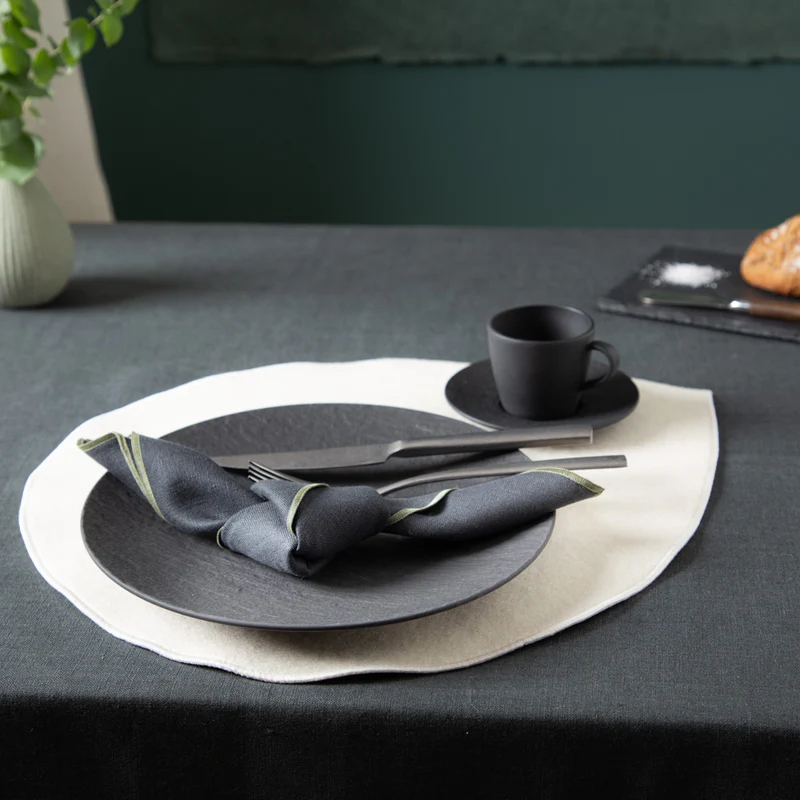Tischset aus Loden