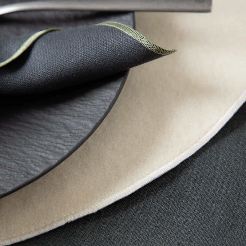 Tischset aus Loden