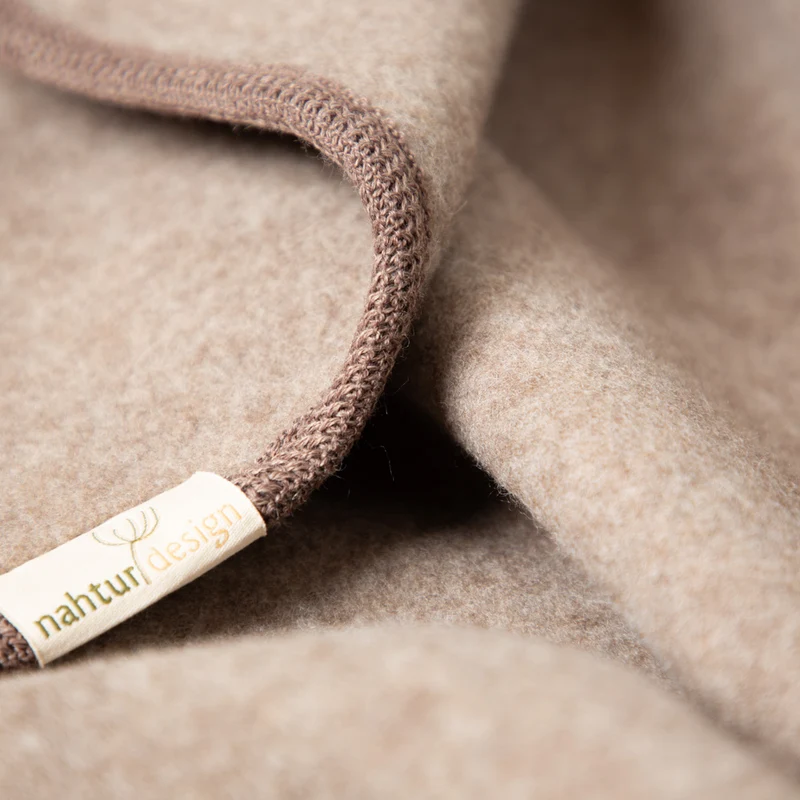 Merino-Lodendecke „Premium" | ungefärbt