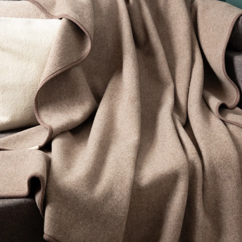Merino-Lodendecke „Premium" | ungefärbt