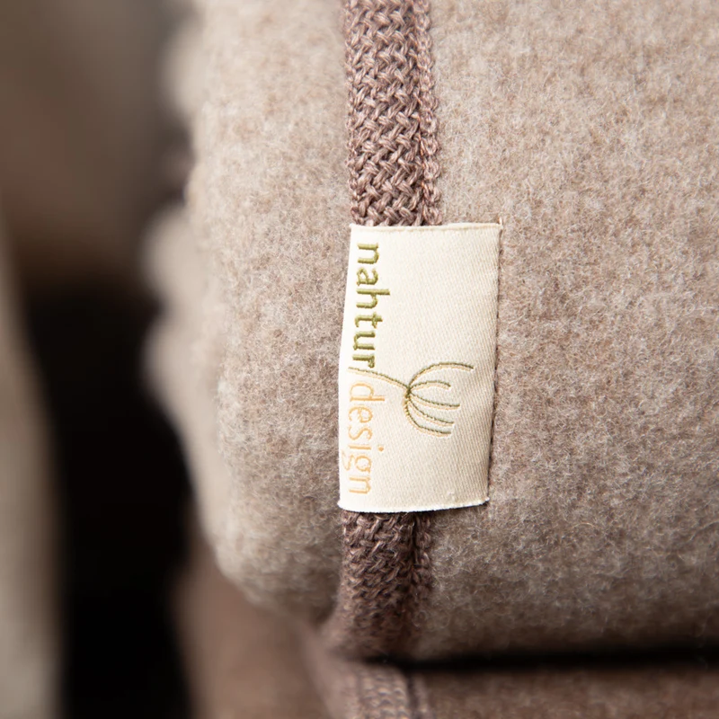 Merino-Lodendecke „Premium" | ungefärbt